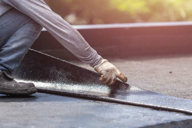 Professional Waterproofing technician working in Smithville, OH